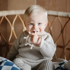 Mushie No-Drop Sensory Teether