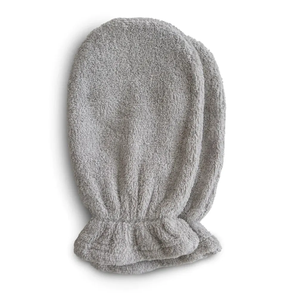 Mushie Organic Cotton Bath Mitt 2-Pack