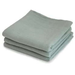 Mushie Organic Cotton Muslin Cloths 3-Pack