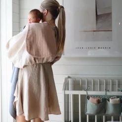 Mushie Organic Cotton Muslin Burp Cloth 2-Pack