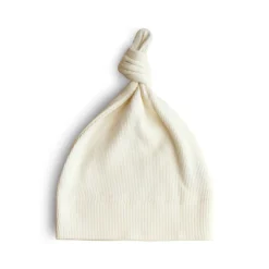 Mushie Ribbed Baby Beanie