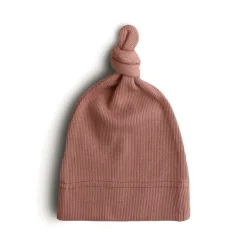 Mushie Ribbed Baby Beanie