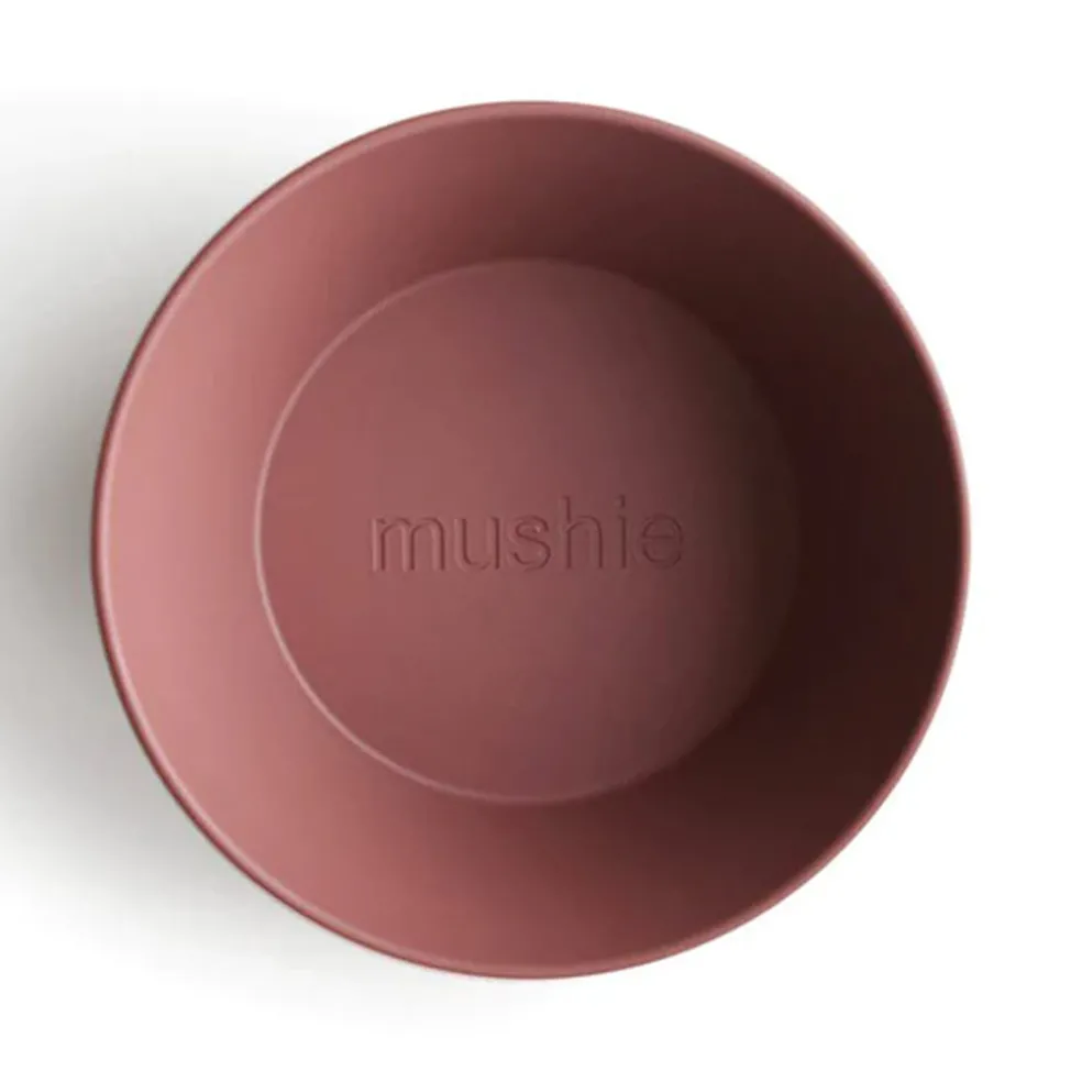 Mushie Round Dinnerware Bowl, Set of 2