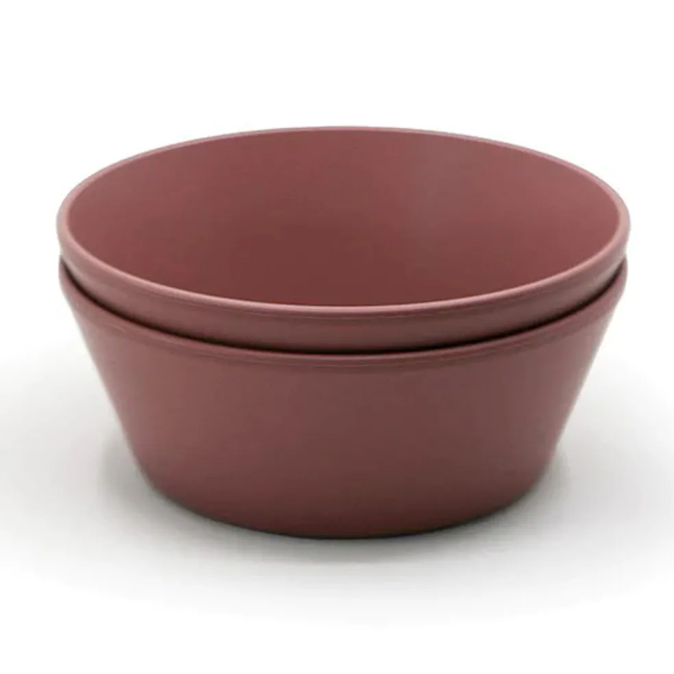 Mushie Round Dinnerware Bowl, Set of 2