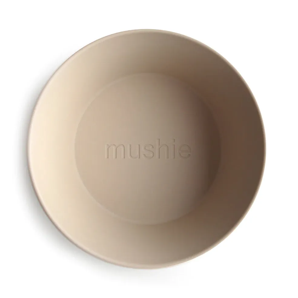 Mushie Round Dinnerware Bowl, Set of 2