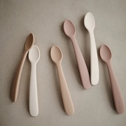 Mushie Silicone Feeding Spoons 2-Pack