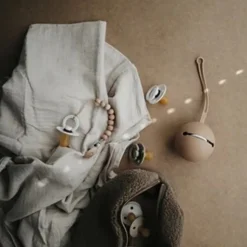 Mushie Silicone Pacifier Holder Case