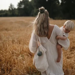 Mushie Silicone Pacifier Holder Case