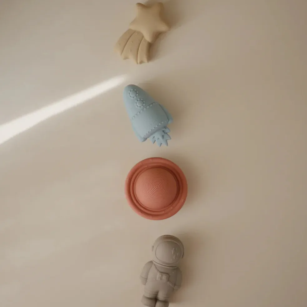 Mushie Space Mold Free Bath Play Set