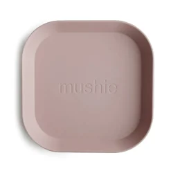 Mushie Square Dinnerware Plate, Set of 2