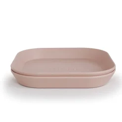 Mushie Square Dinnerware Plate, Set of 2