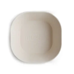Mushie Square Dinnerware Bowl, Set of 2