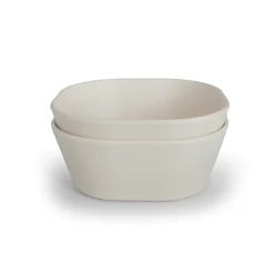 Mushie Square Dinnerware Bowl, Set of 2