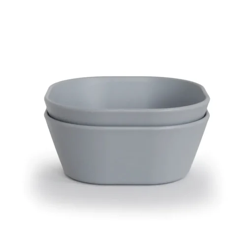 Mushie Square Dinnerware Bowl, Set of 2