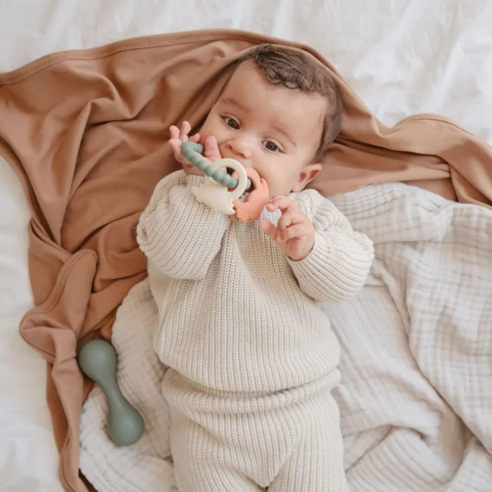 Mushie Teething Ring