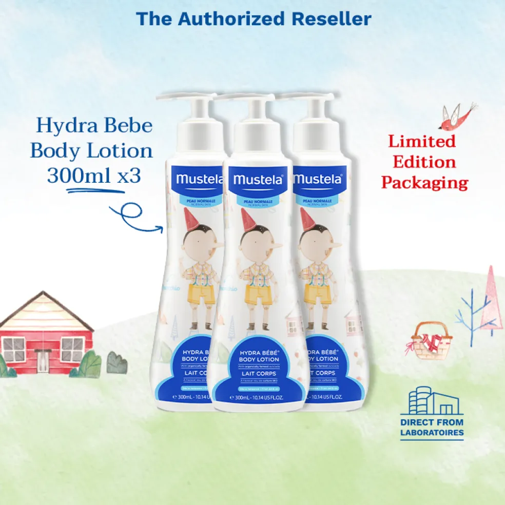 Mustela Fairy Tale Hydra Bebe Body Lotion - Pinocchio