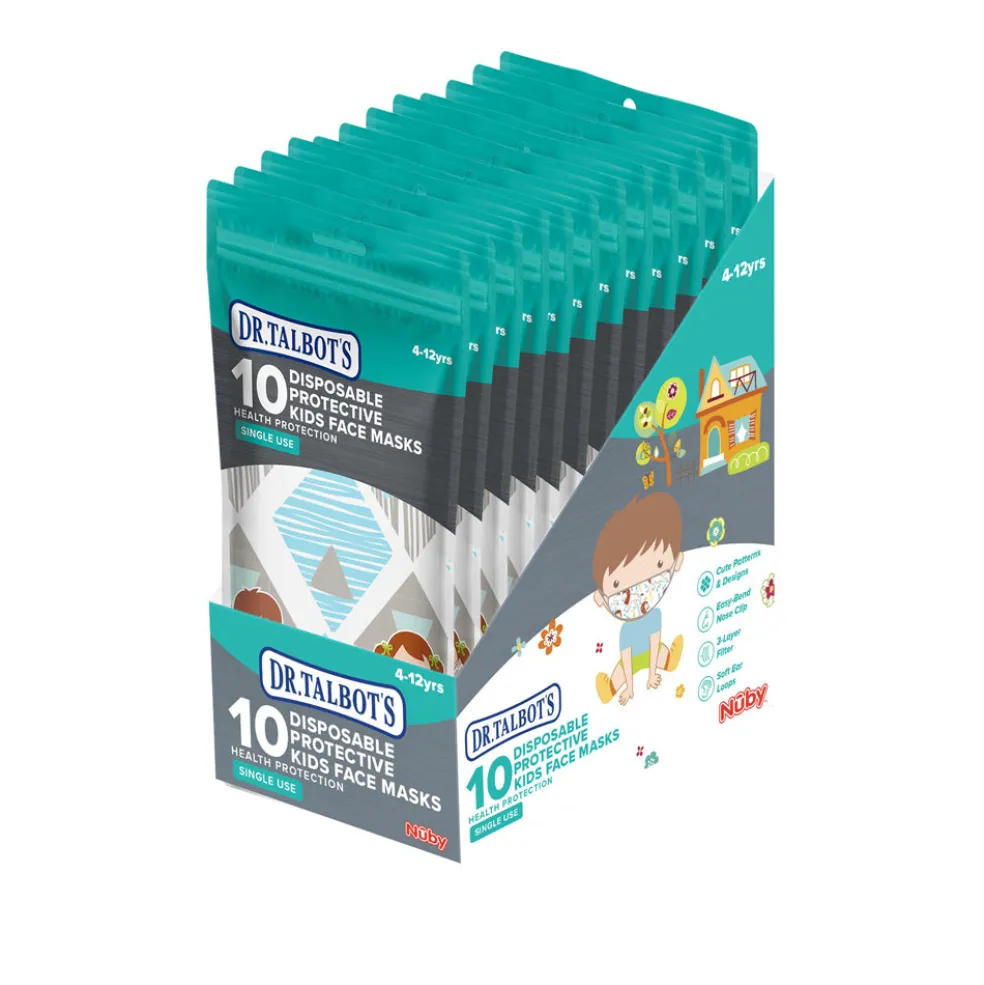 Nuby Kids Face Mask - 10 Pcs