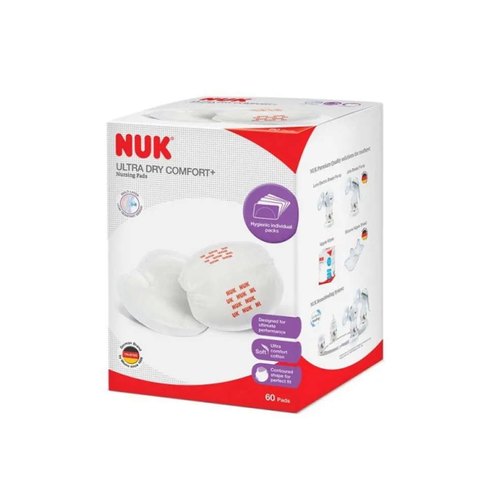 Nuk 3 X Nipple Wipes 30S + 2 X Breast Pad 60S