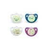 NUK Day/Night Silicone Soother Size 1 (0-6M)