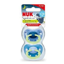 NUK Signature Night BPA-Free Silicone Soothers