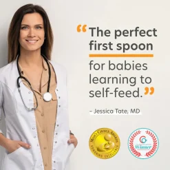 NumNum Pre-Spoon GOOtensil Silicone Spoon (2 Pack)