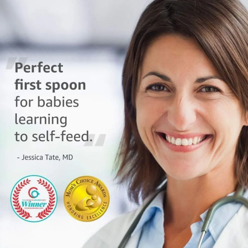 NumNum Pre-Spoon GOOtensil Silicone Spoon (2 Pack)