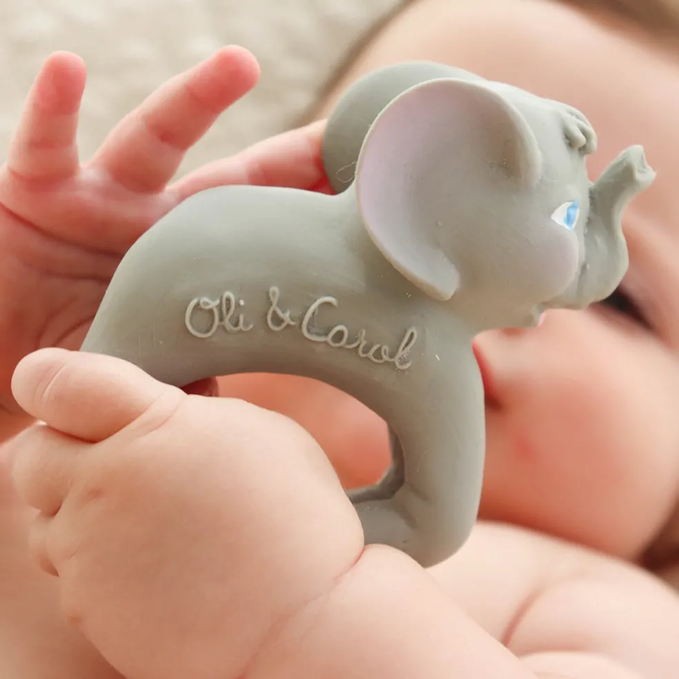 Oli&Carol Nelly the Elephant Chewable Bracelets Teether