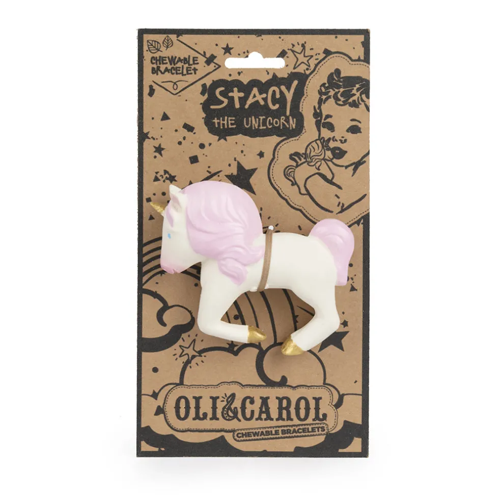 Oli&Carol Stacy the Unicorn Chewable Bracelets Teether