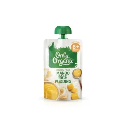 Only Organic Mango Rice Pudding Dessert Pouch