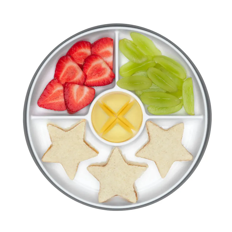 OXO Tot Stick & Stay Suction Divided Plate