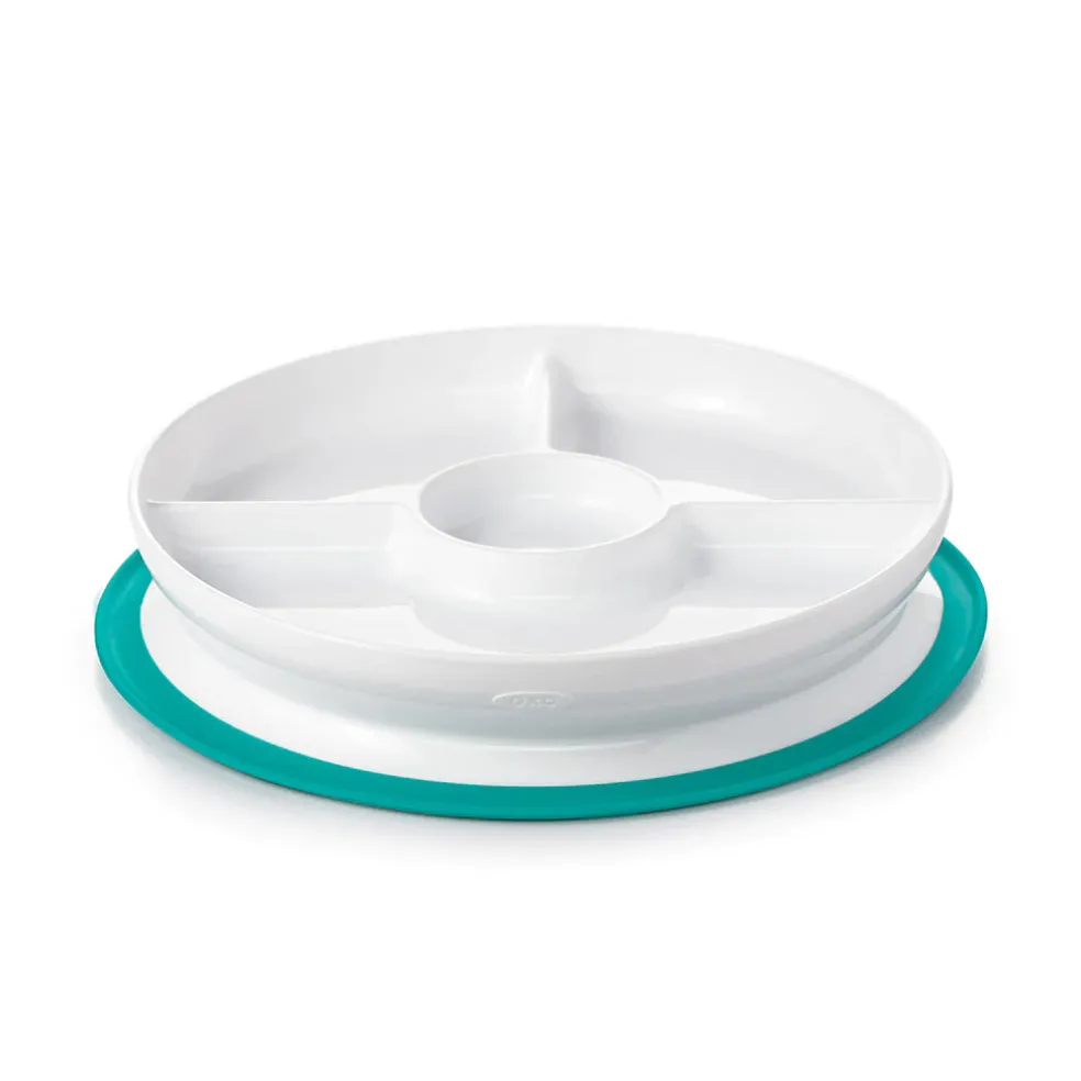 OXO Tot Stick & Stay Suction Divided Plate