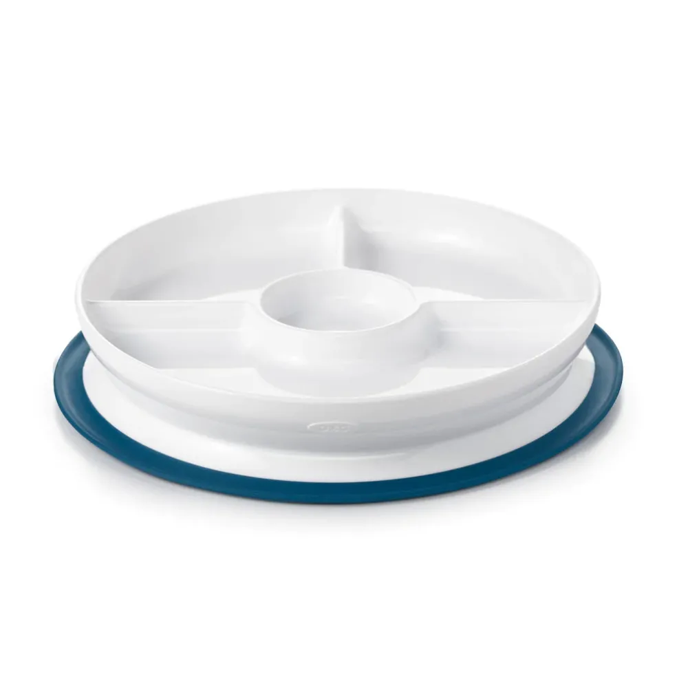 OXO Tot Stick & Stay Suction Divided Plate