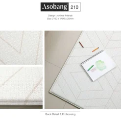 Parklon Asobang PVC Playmat - Animal Friends