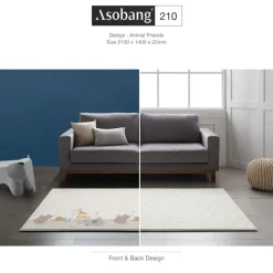 Parklon Asobang PVC Playmat - Animal Friends