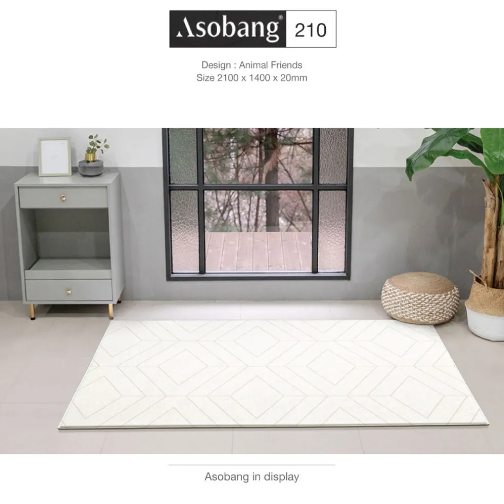 Parklon Asobang PVC Playmat - Animal Friends