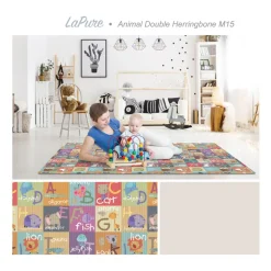 Parklon LaPure Playmat - Animal Double Herringbone