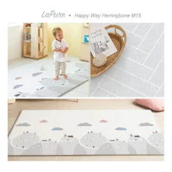 Parklon Lapure PVC Playmat Happy Way Herringbone