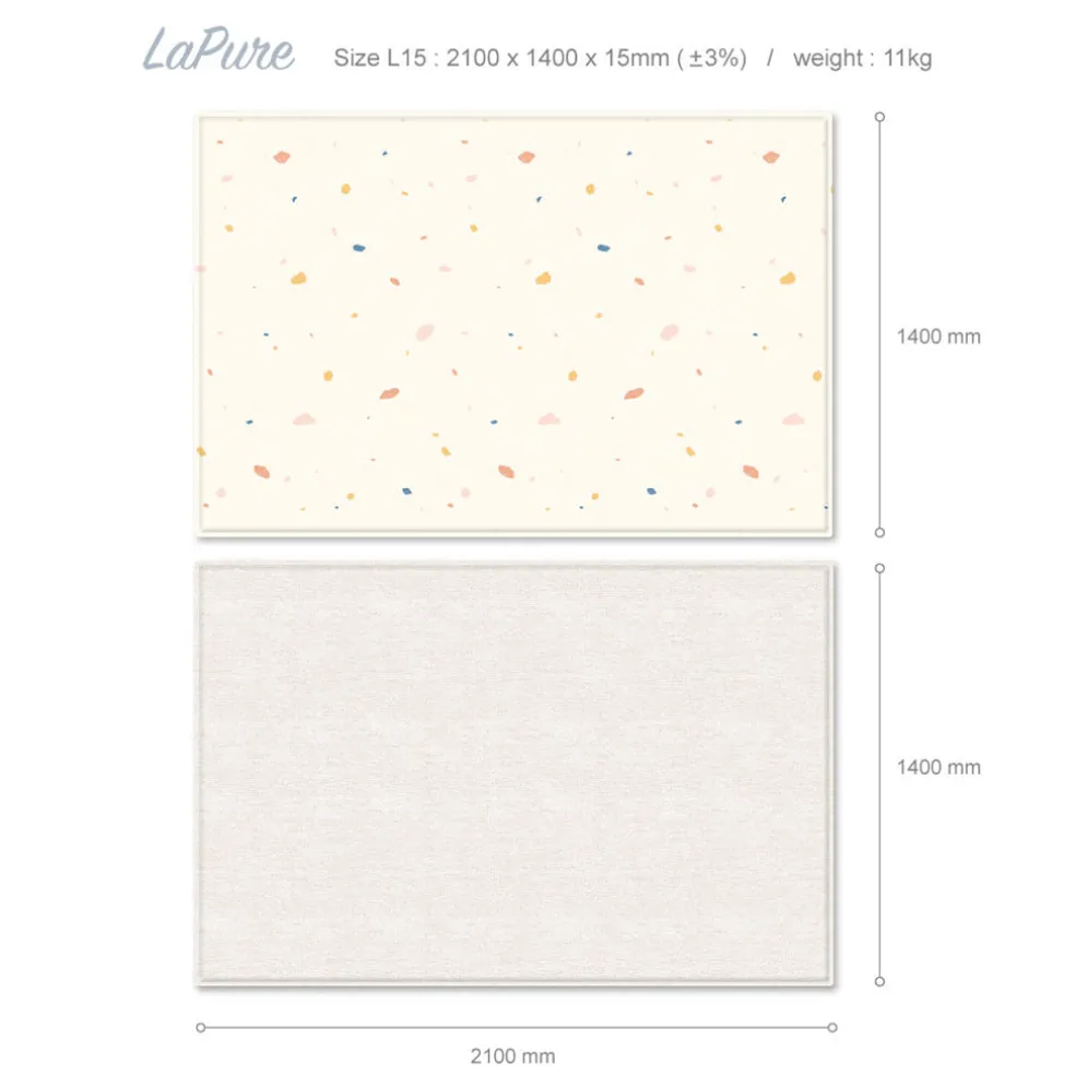 Parklon LaPure PVC Playmat - Jelly Terrazzo