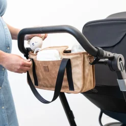 Petunia Pickle Bottom Stroller Caddy Brioche