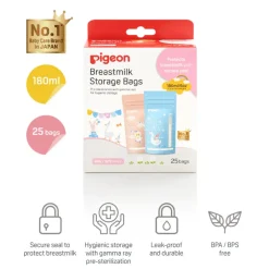Pigeon Breastmilk Storage Bag Animals (180ml) - 25 bags