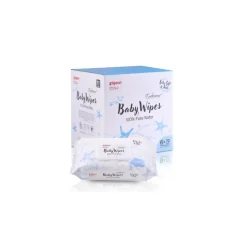 Pigeon Embossed Baby Wipes 100% Pure Water 70s 6 in 1