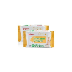 Pigeon Hand & Mouth Wipes 2 x 60s