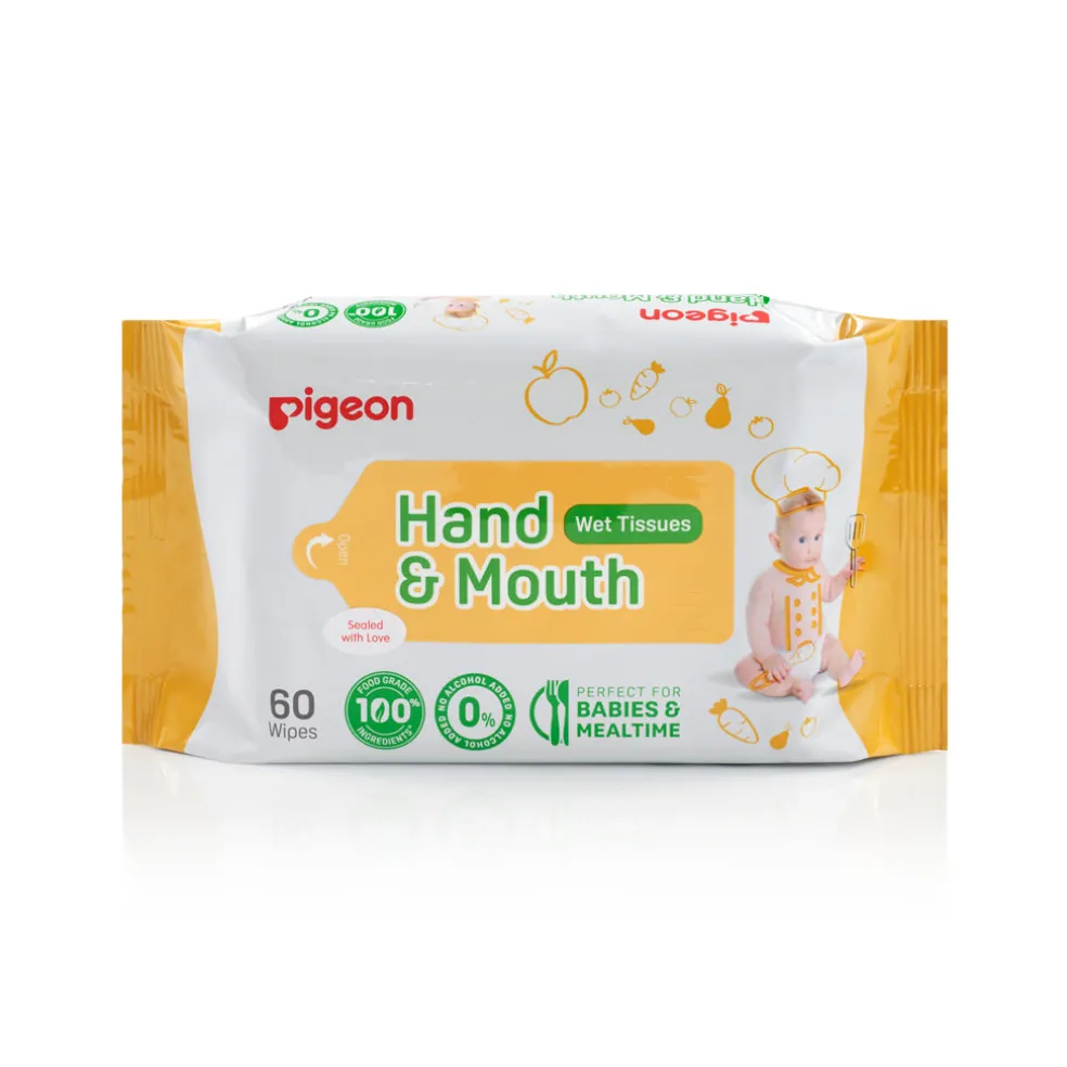 Pigeon Hand & Mouth Wipes 2 x 60s