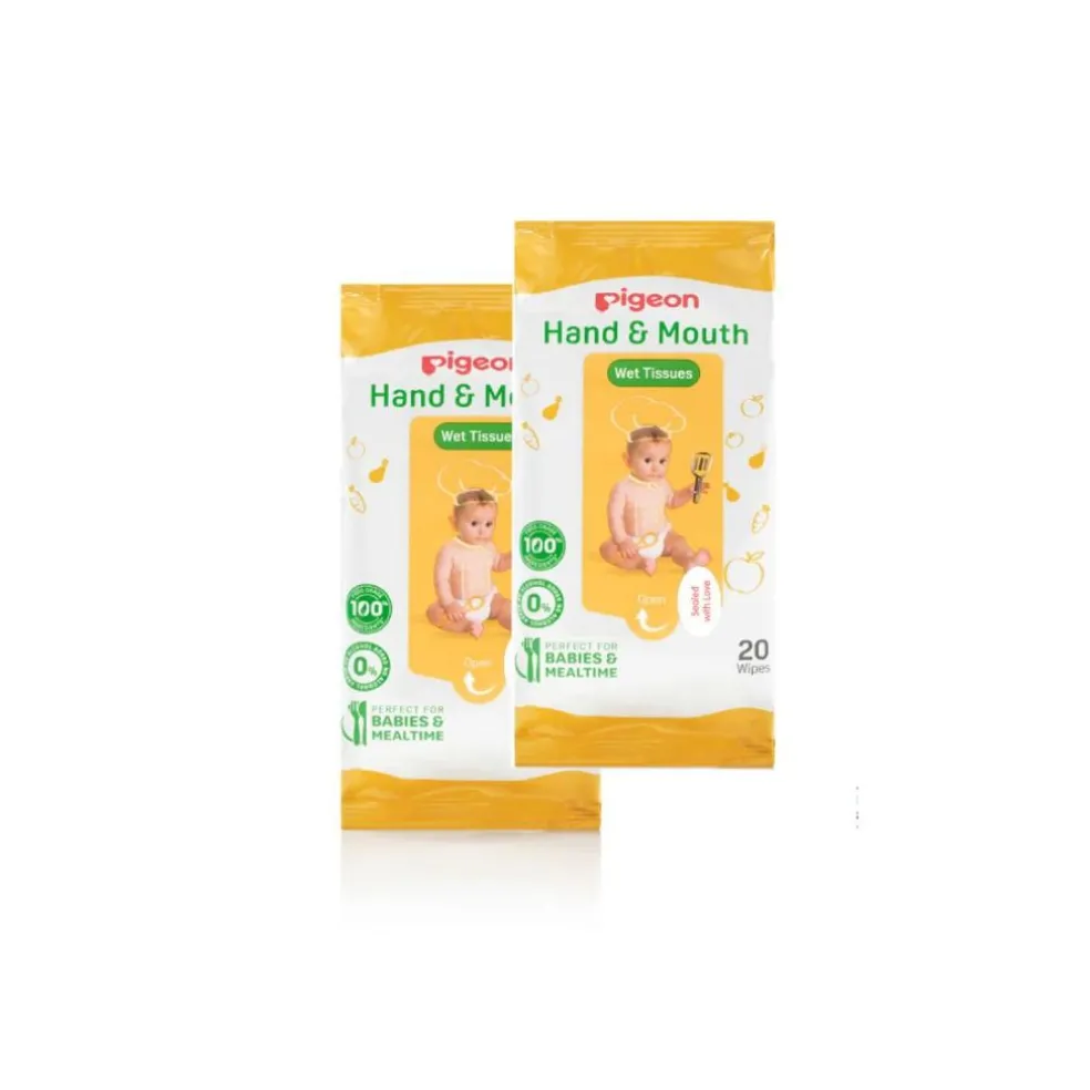 Pigeon Hand and Mouth Wipes