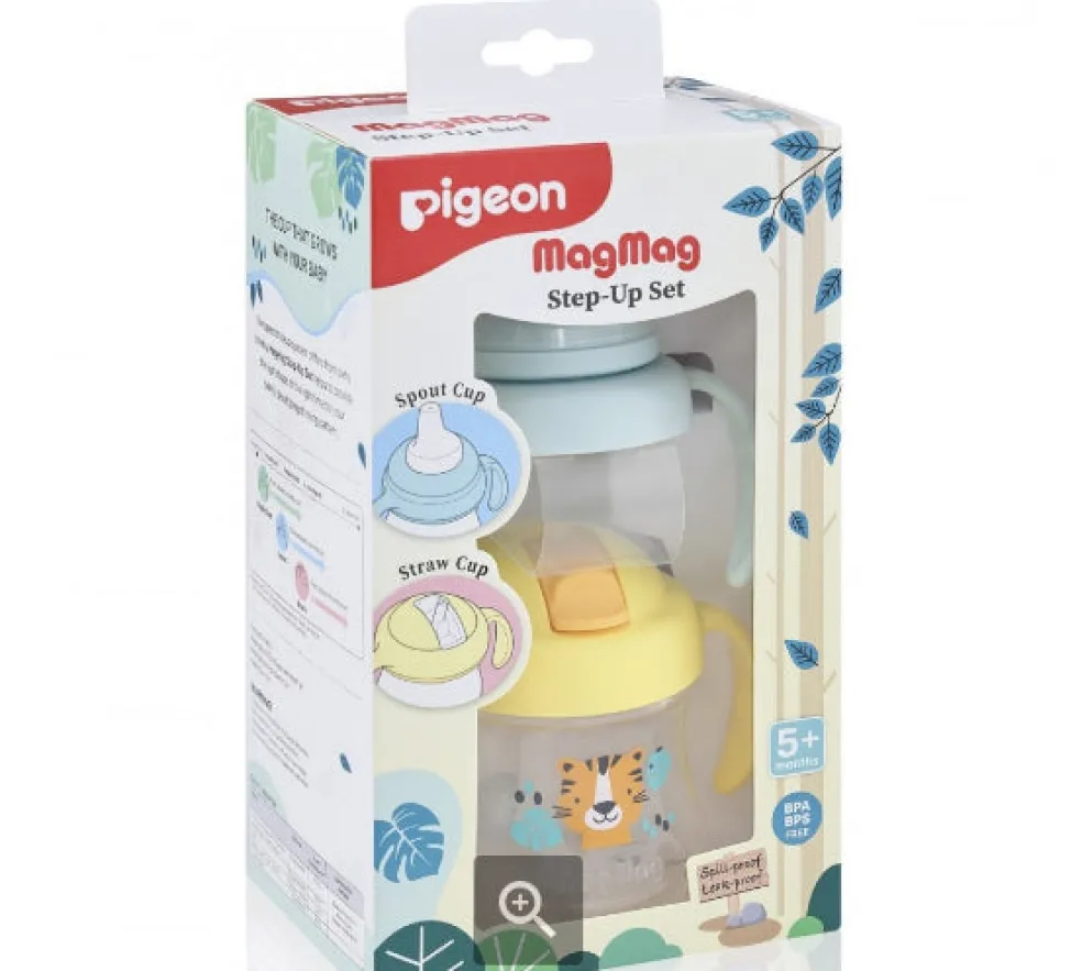 Pigeon Mag Mag Step Up Set New Matte Colour