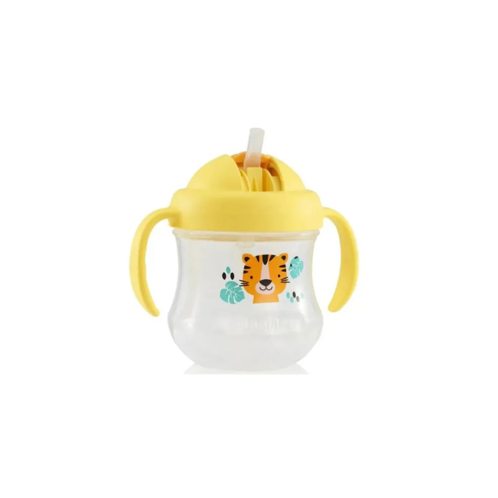 Pigeon Mag Mag Straw Cup Yellow Tiger 200ml