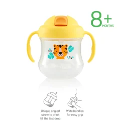 Pigeon Mag Mag Straw Cup Yellow Tiger 200ml