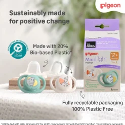 Pigeon Minilight Pacifier Sustainable Collection BPP (2pc)