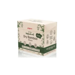 Pigeon Natural Botanical Dry Bamboo Wipes 70 Sheets