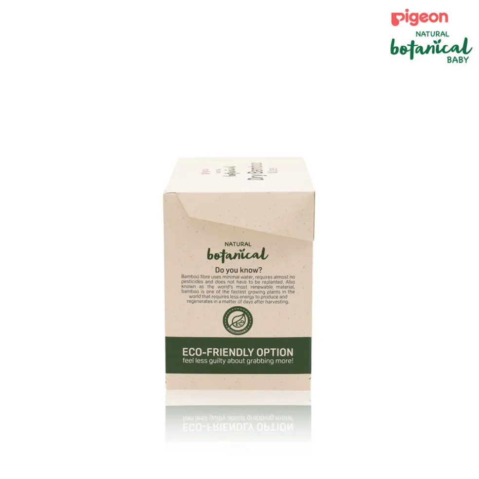 Pigeon Natural Botanical Dry Bamboo Wipes 70 Sheets